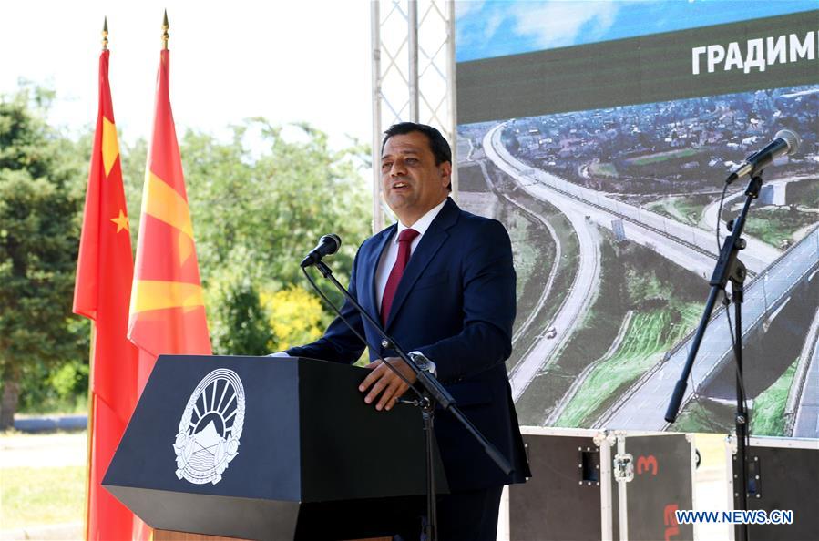 NORTH MACEDONIA-NEW  HIGHWAY SECTION-OPENING