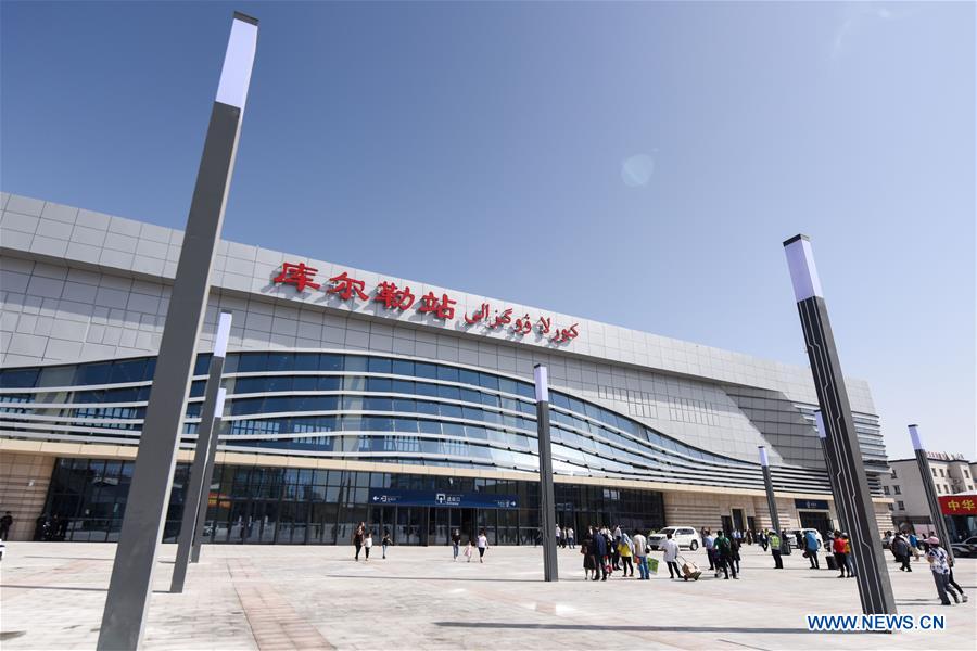 CHINA-XINJIANG-KORLA-RAILWAY STATION-NEW STATION BUILDING (CN)